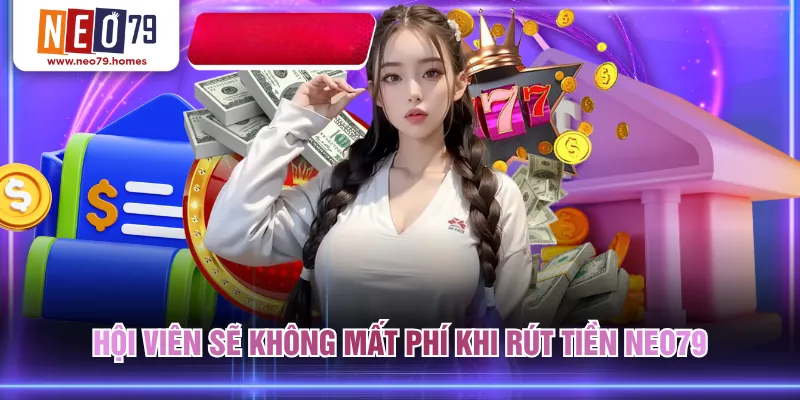 Hội viên sẽ không mất phí khi rút tiền NEO79